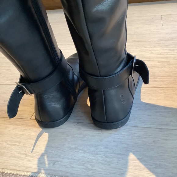 SHAPEN GLAM LEATHER BAREFOOT RIDING BOOT 8 - Picture 6 of 9